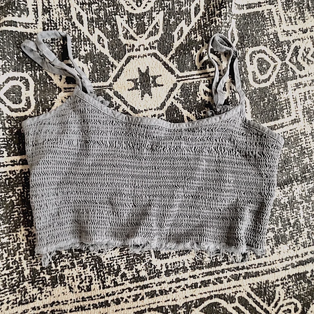 Brandy Melville Distressed Crop Top: Size OS - Picture 1 of 1